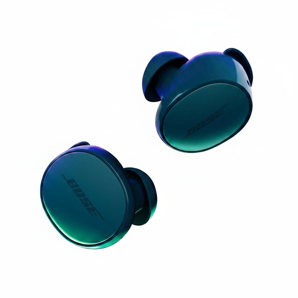 Bose QuietComfort Wireless Earbuds, Premium Noise Cancelling, Bluetooth, High-Fidelity Audio - Twilight Blue