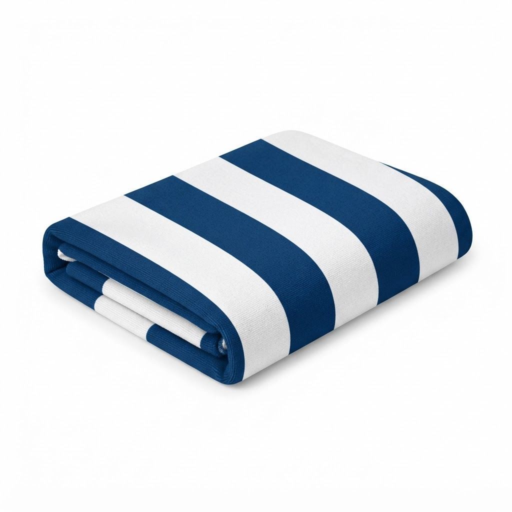 VENTURE 4TH Microfiber Beach Towel, Large 35 x 78 Inch, Quick-Dry, Sand-Free, Lightweight Travel Towel for Beach and Camping | Dark Blue