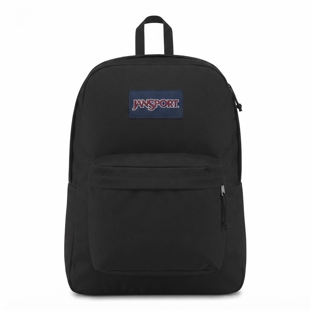 JanSport SuperBreak Classic Backpack - Durable Lightweight School & Travel Daypack with Padded 1 Large Capacity