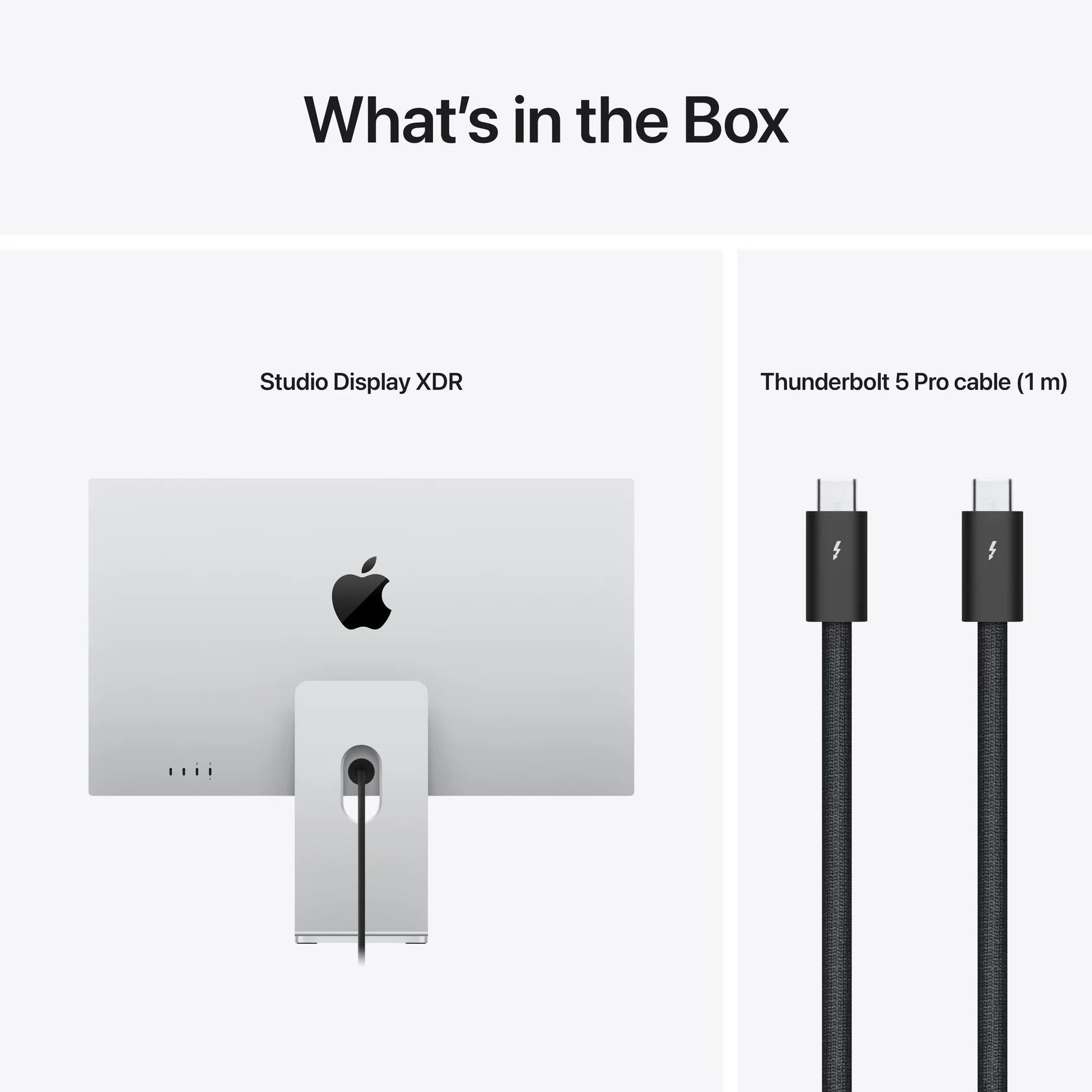 Apple Studio Display XDR 27-inch 5K Retina XDR Display Monitor, Standard Glass, VESA Mount Adapter, Stand Not Included | MFEN4B/A