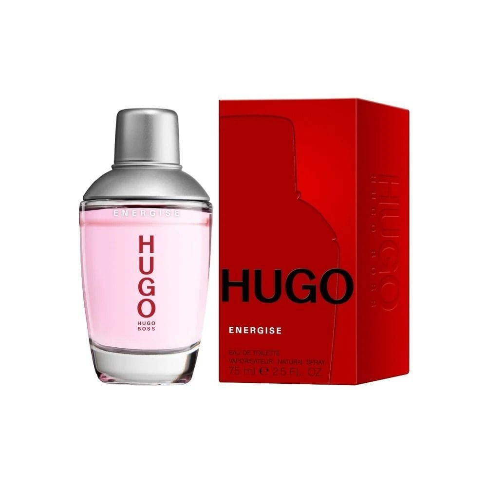 Hugo Boss Energise Eau de Toilette for Men, Fresh Woody Aromatic Fragrance with Pink Pepper, Citrus, Cardamom & Leather - 75ml