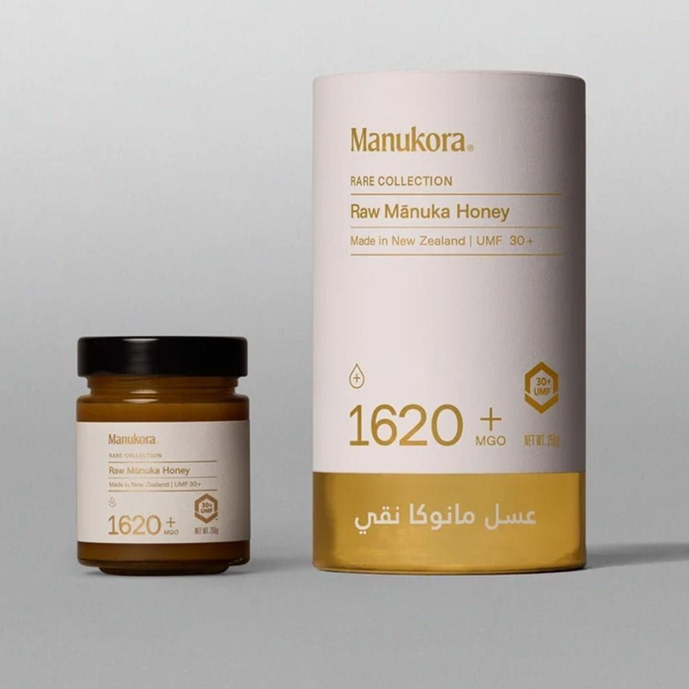 Manukora Raw Manuka Honey MGO 1620+, 100% Monofloral New Zealand Manuka Honey - 250g