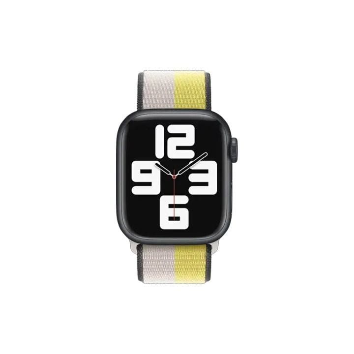 Apple Watch Sport Loop 41mm, Soft, Breathable And Lightweight, Regular - Oat Milk/Lemon Zest - MN5L3ZM/A