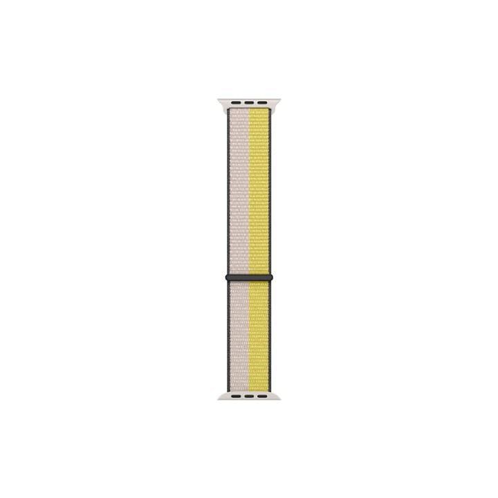 Apple Watch Sport Loop 41mm, Soft, Breathable And Lightweight, Regular - Oat Milk/Lemon Zest - MN5L3ZM/A